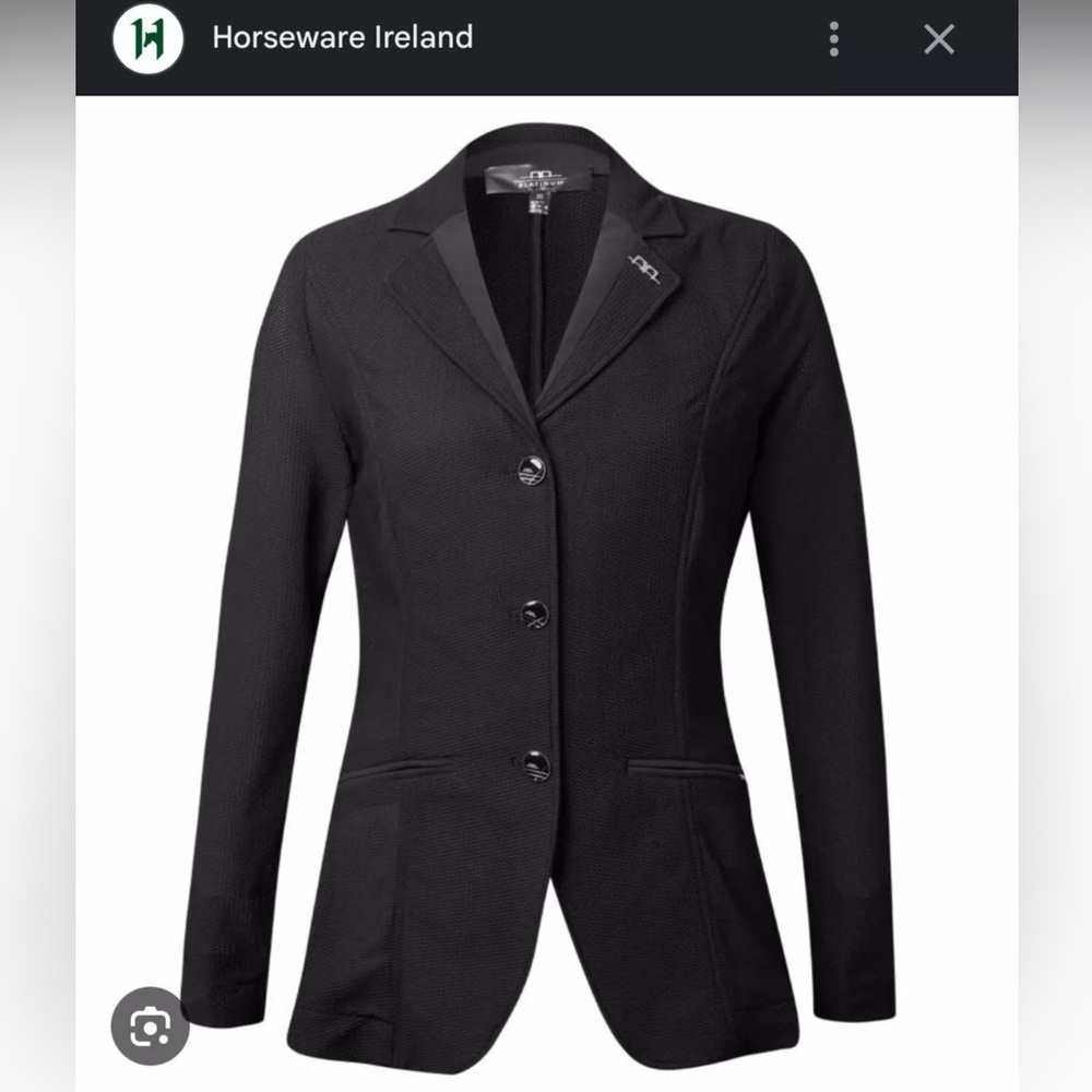 Horseware Ladies AA Motion Lite Show Jacket Medium Black